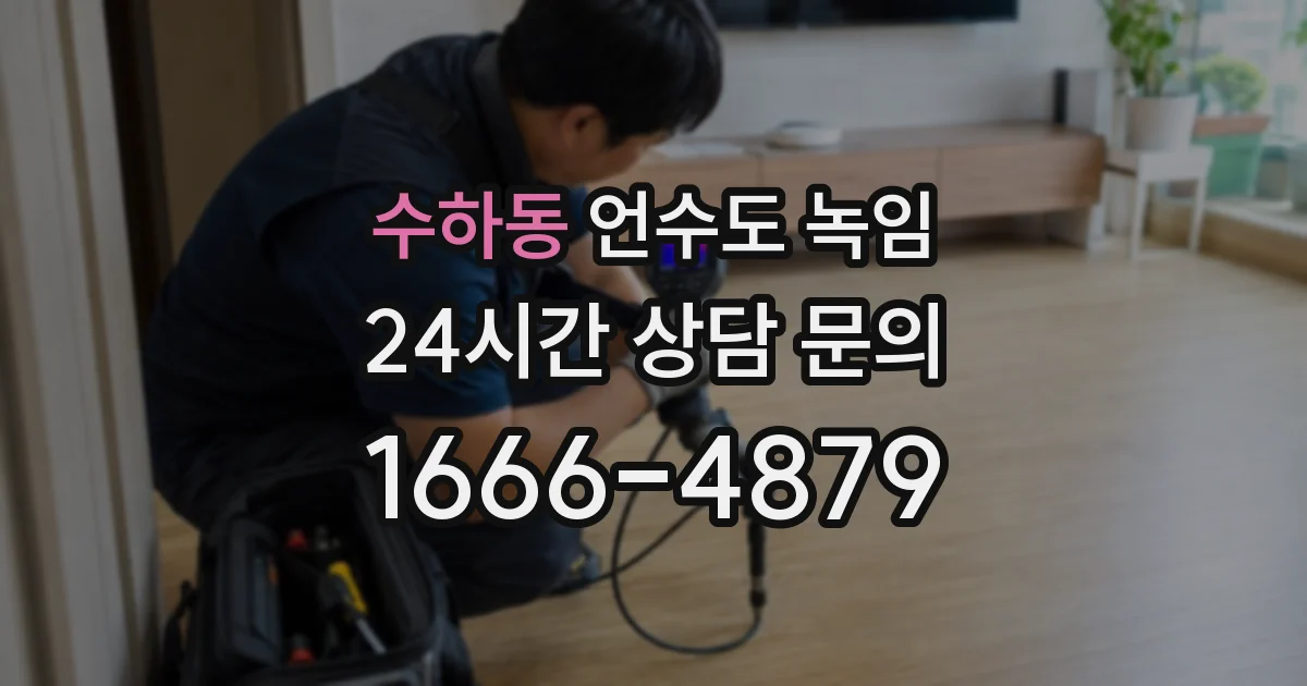 수하동 언수도 녹임