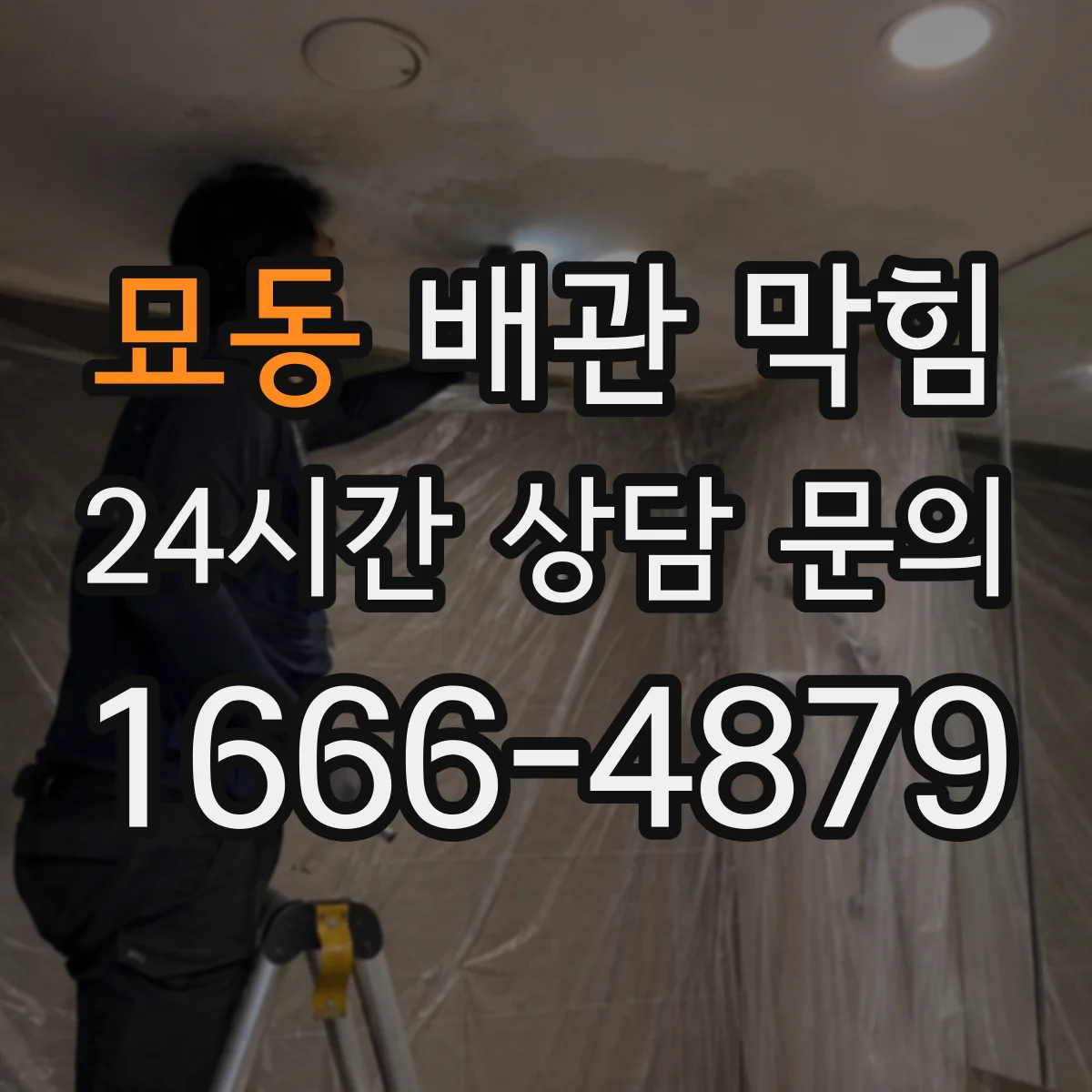 묘동 배관 막힘