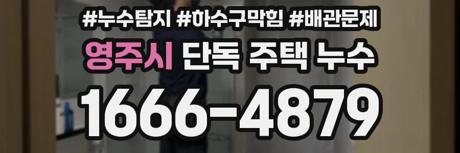 영주시 단독 주택 누수