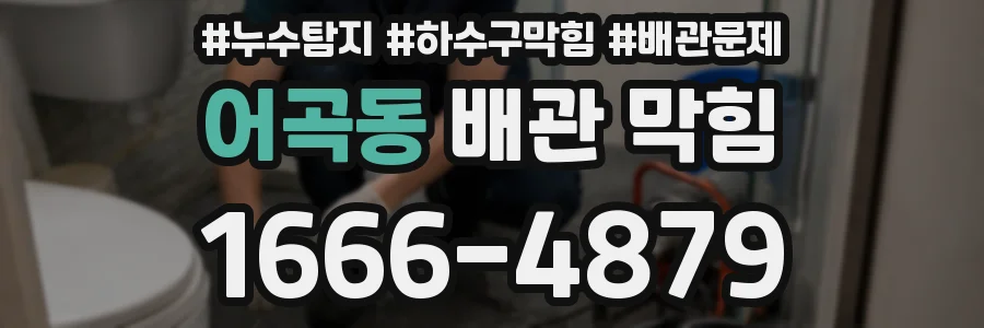 어곡동 배관 막힘