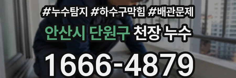 안산시 단원구 천장 누수