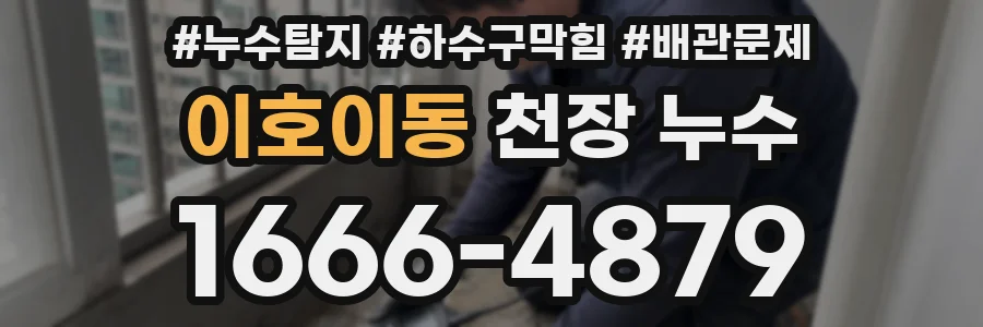 이호이동 천장 누수