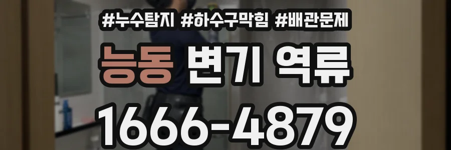 능동 변기 역류