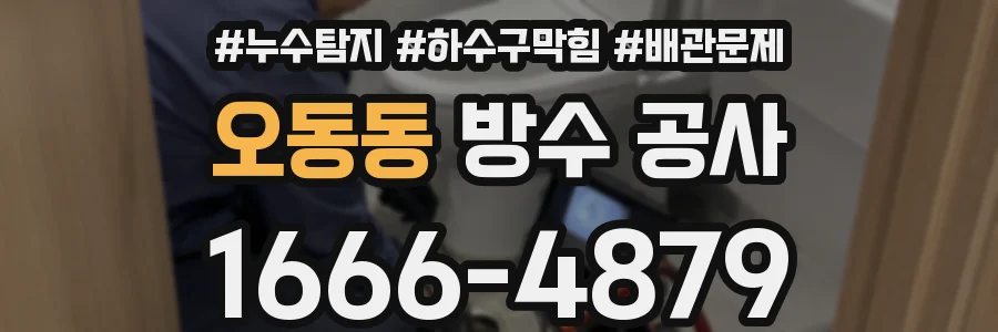 오동동 방수 공사