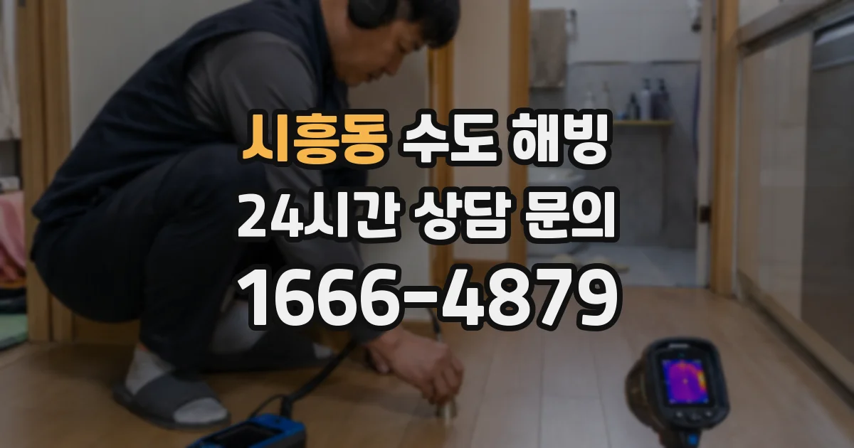 시흥동 수도 해빙