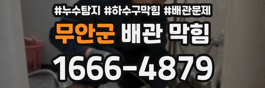 무안군 배관 막힘