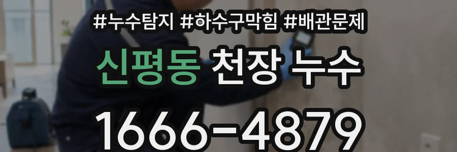 신평동 천장 누수