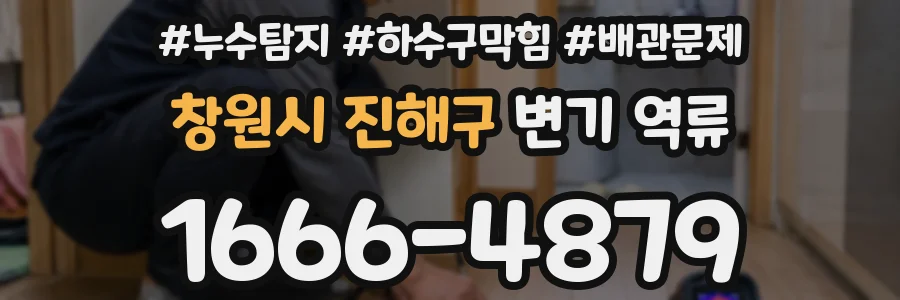 창원시 진해구 변기 역류