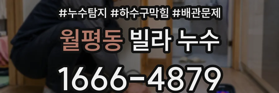 월평동 빌라 누수