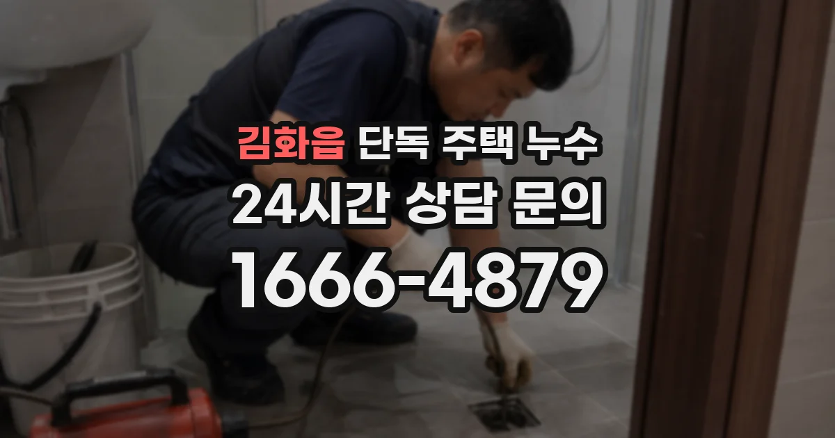 김화읍 단독 주택 누수