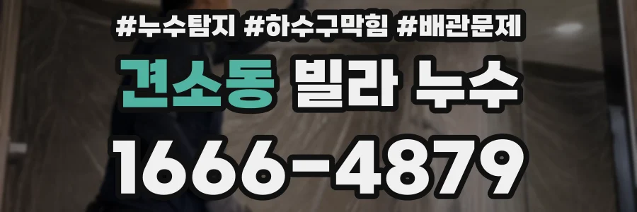 견소동 빌라 누수