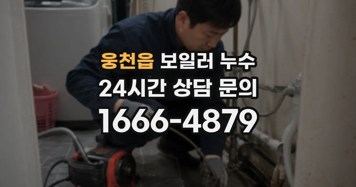 웅천읍 보일러 누수