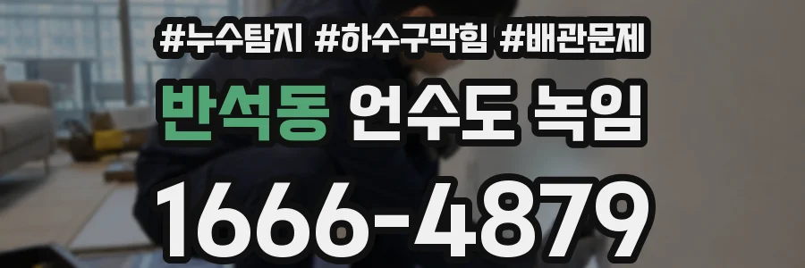 반석동 언수도 녹임