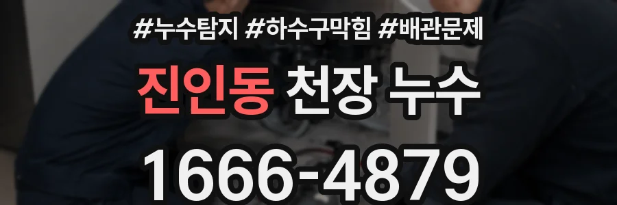 진인동 천장 누수
