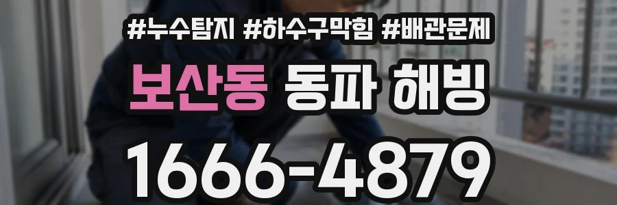 보산동 동파 해빙