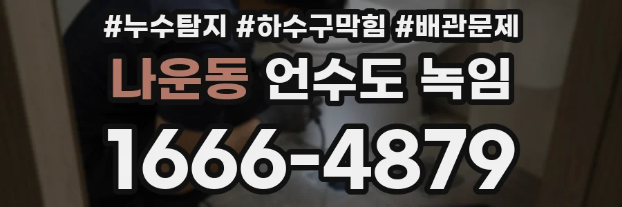 나운동 언수도 녹임