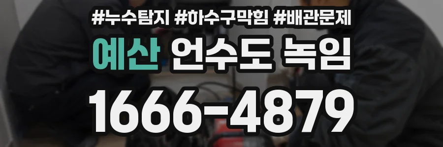 예산 언수도 녹임
