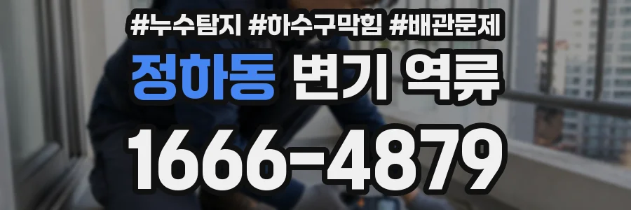 정하동 변기 역류