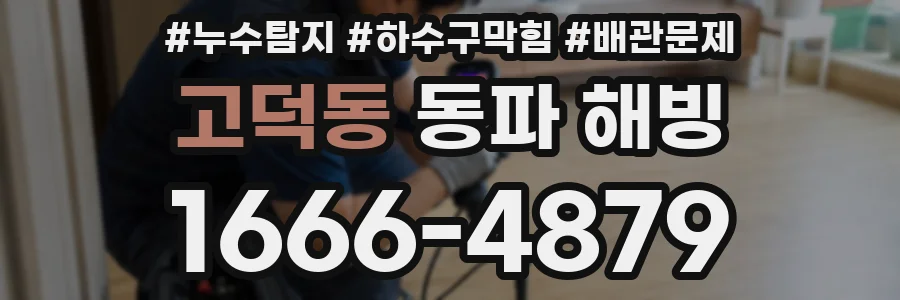고덕동 동파 해빙
