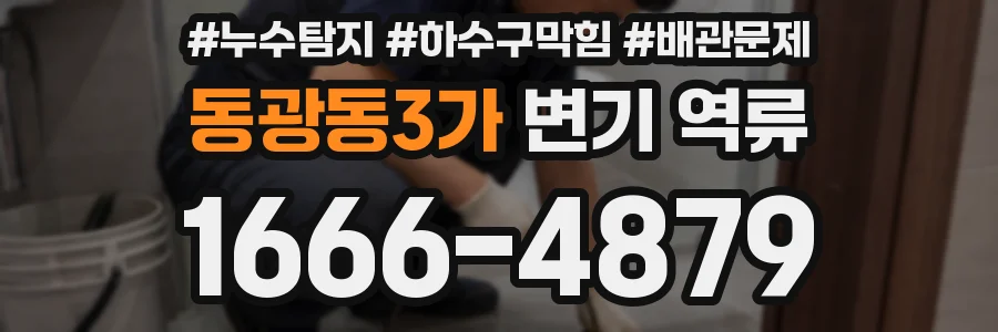 동광동3가 변기 역류