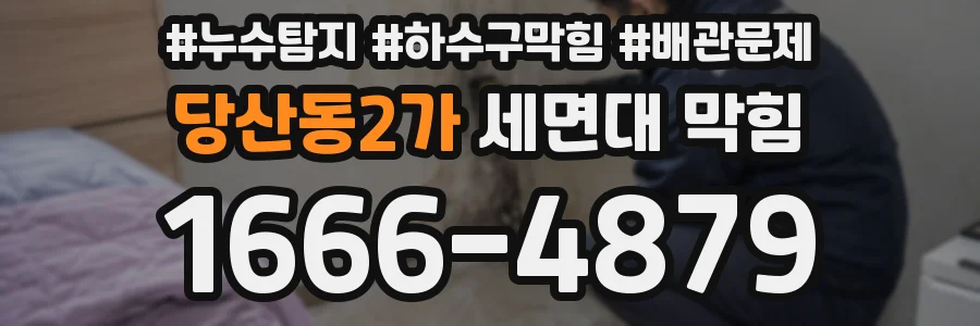 당산동2가 세면대 막힘