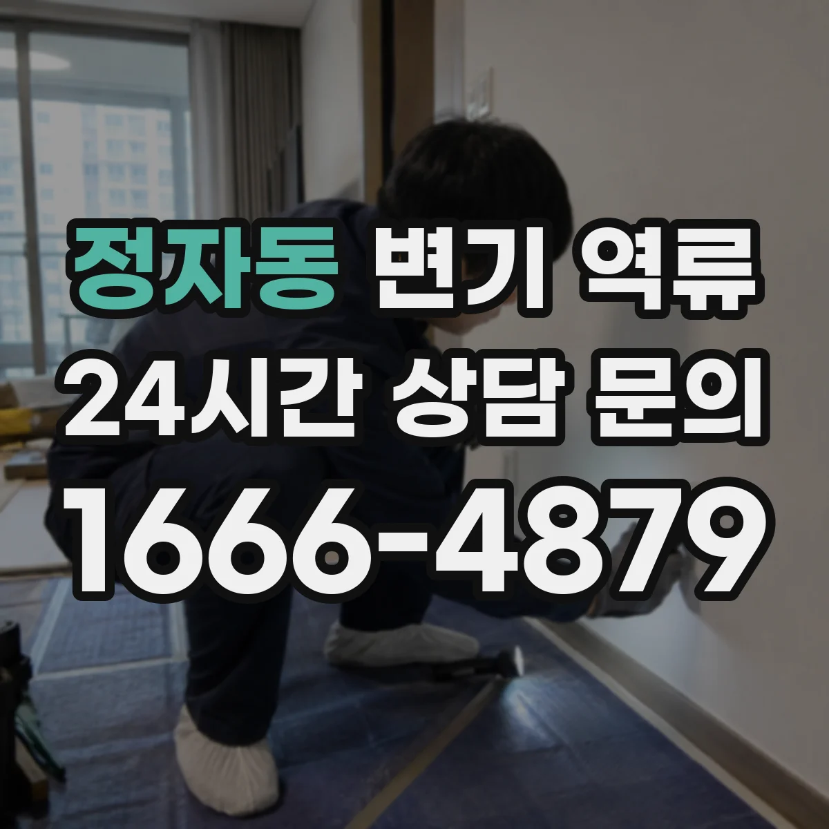 정자동 변기 역류