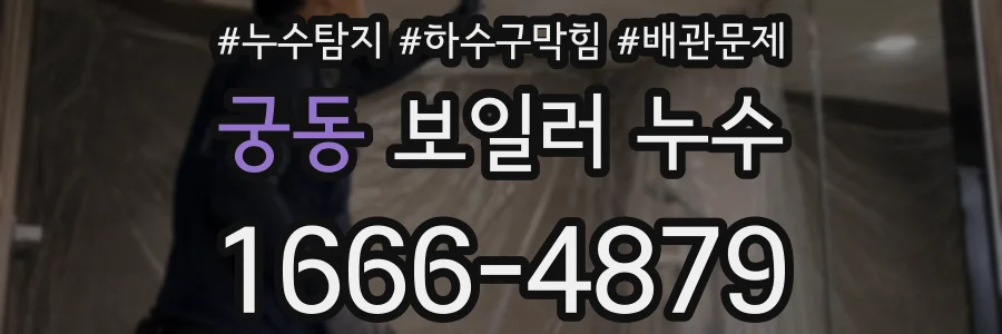궁동 보일러 누수