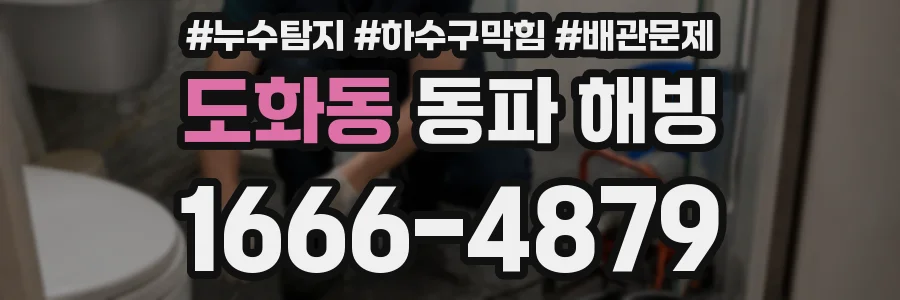 도화동 동파 해빙