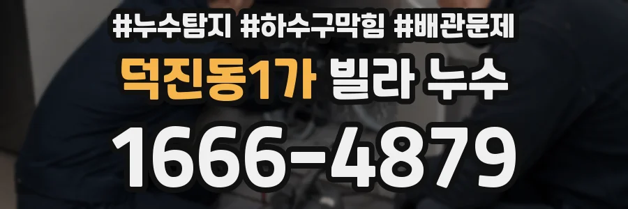 덕진동1가 빌라 누수