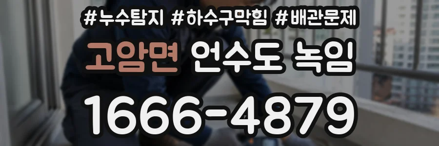고암면 언수도 녹임