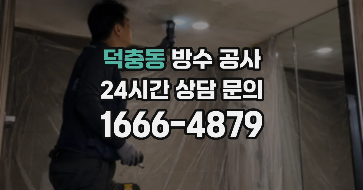 덕충동 방수 공사