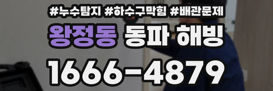 왕정동 동파 해빙