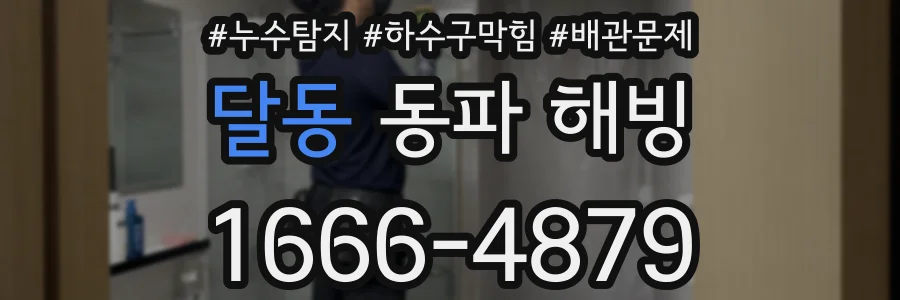 달동 동파 해빙
