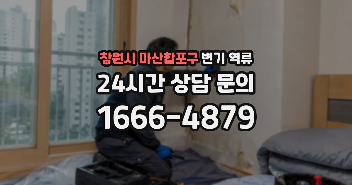 창원시 마산합포구 변기 역류