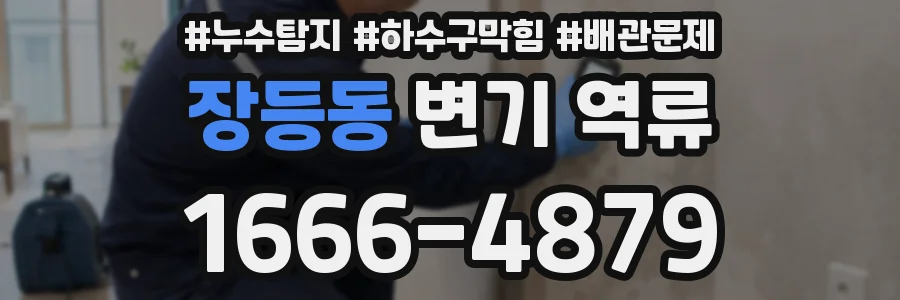 장등동 변기 역류