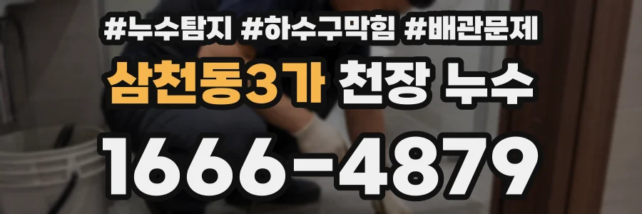 삼천동3가 천장 누수