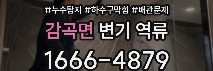 감곡면 변기 역류
