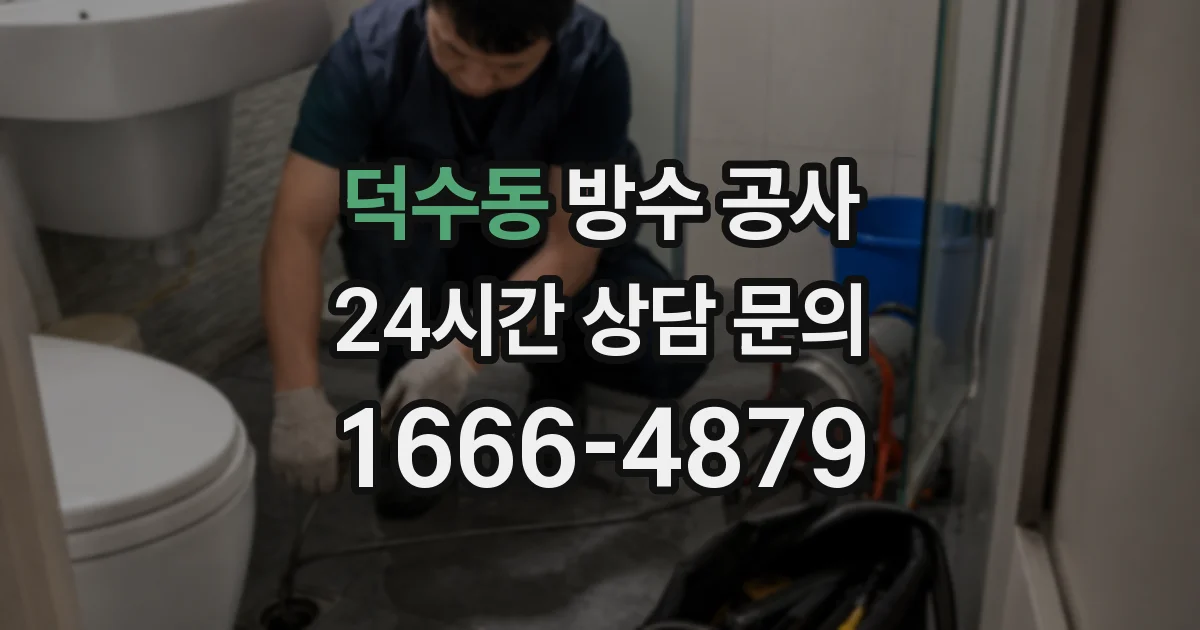 덕수동 방수 공사