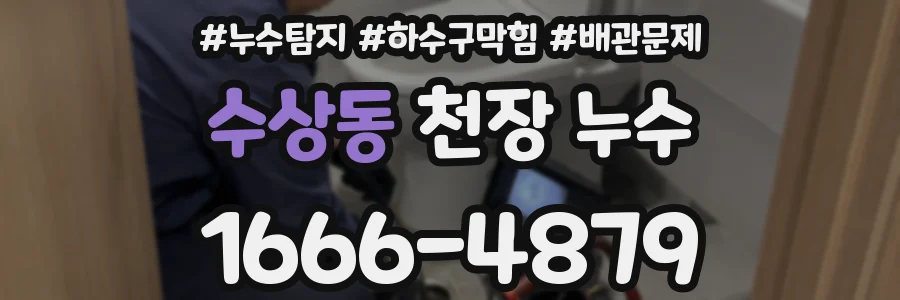 수상동 천장 누수