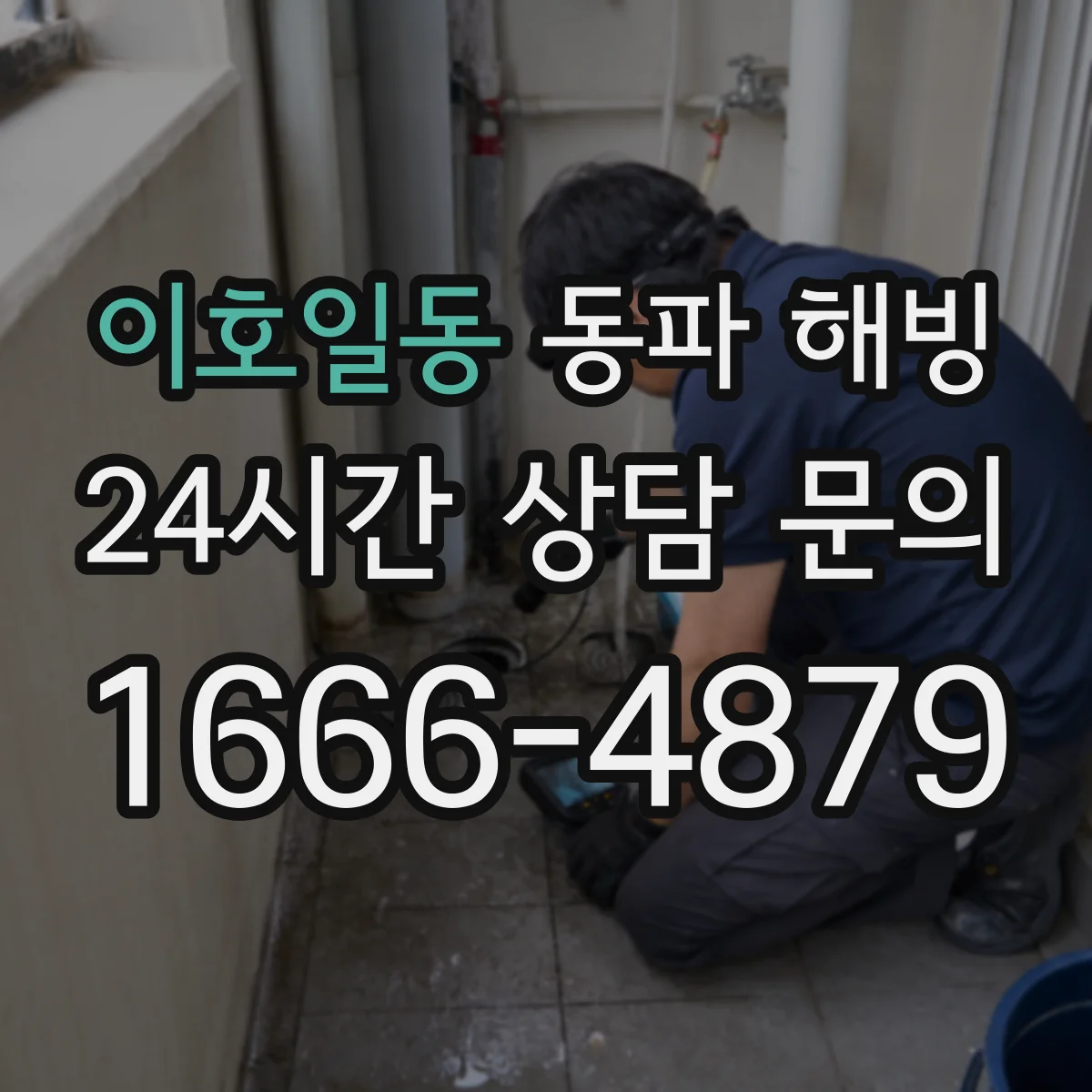 이호일동 동파 해빙