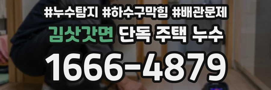 김삿갓면 단독 주택 누수