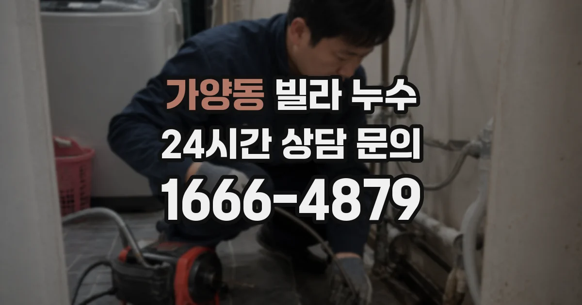 가양동 빌라 누수
