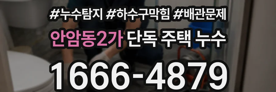 안암동2가 단독 주택 누수