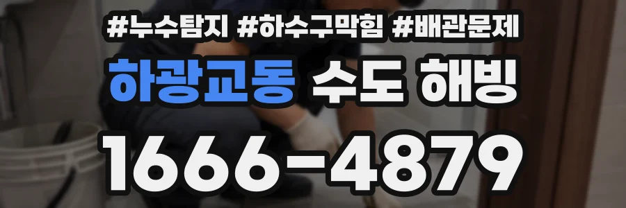 하광교동 수도 해빙