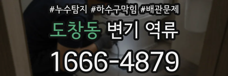 도창동 변기 역류