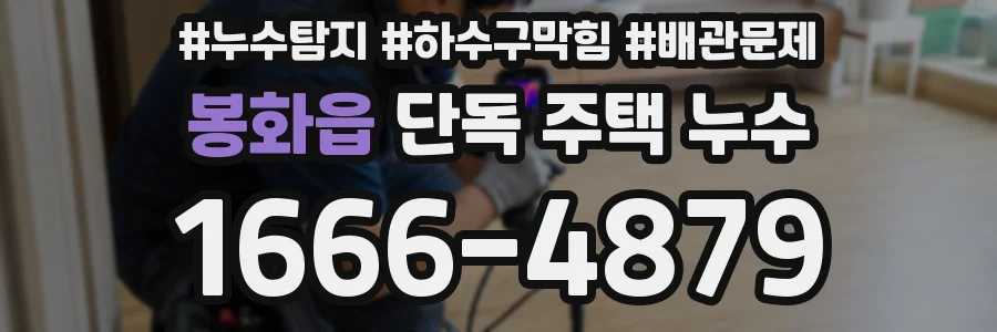 봉화읍 단독 주택 누수