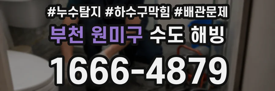부천 원미구 수도 해빙