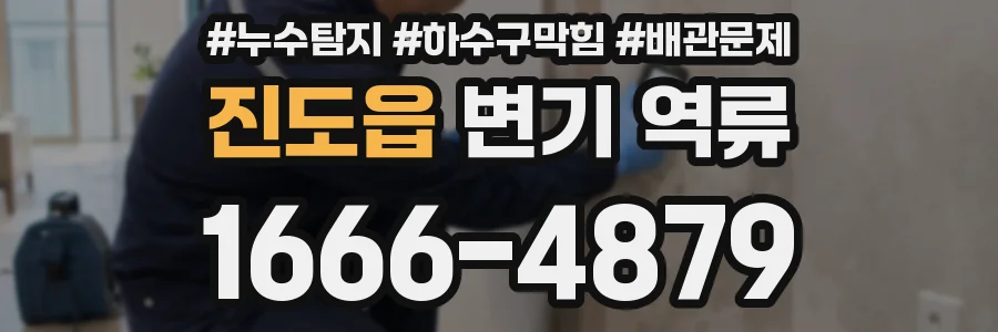 진도읍 변기 역류