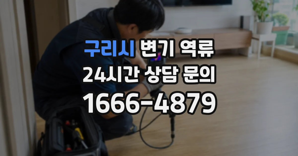 구리시 변기 역류