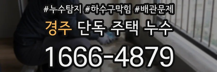 경주 단독 주택 누수